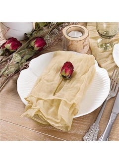 Champagne Cheesecloth Napkins   Spring Napkins Set of 24 Boho Washable Dinner Table Napkins for Wedding Party Baby Shower Birthday Party Decor - pzsku/Z6AA106E0CCE8F80B9082Z/45/_/1740478338/aa34a5ea-8eaa-4939-843b-a2c3d7c0f13d