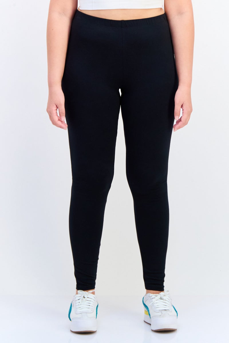 English Laundry Women 2 Pieces Full Length Plain Leggings, Multicolor - Image 1