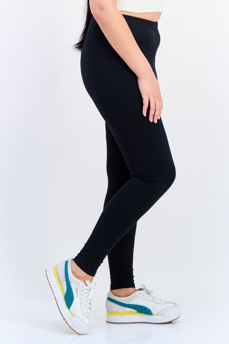 English Laundry Women 2 Pieces Full Length Plain Leggings, Multicolor - Image 2