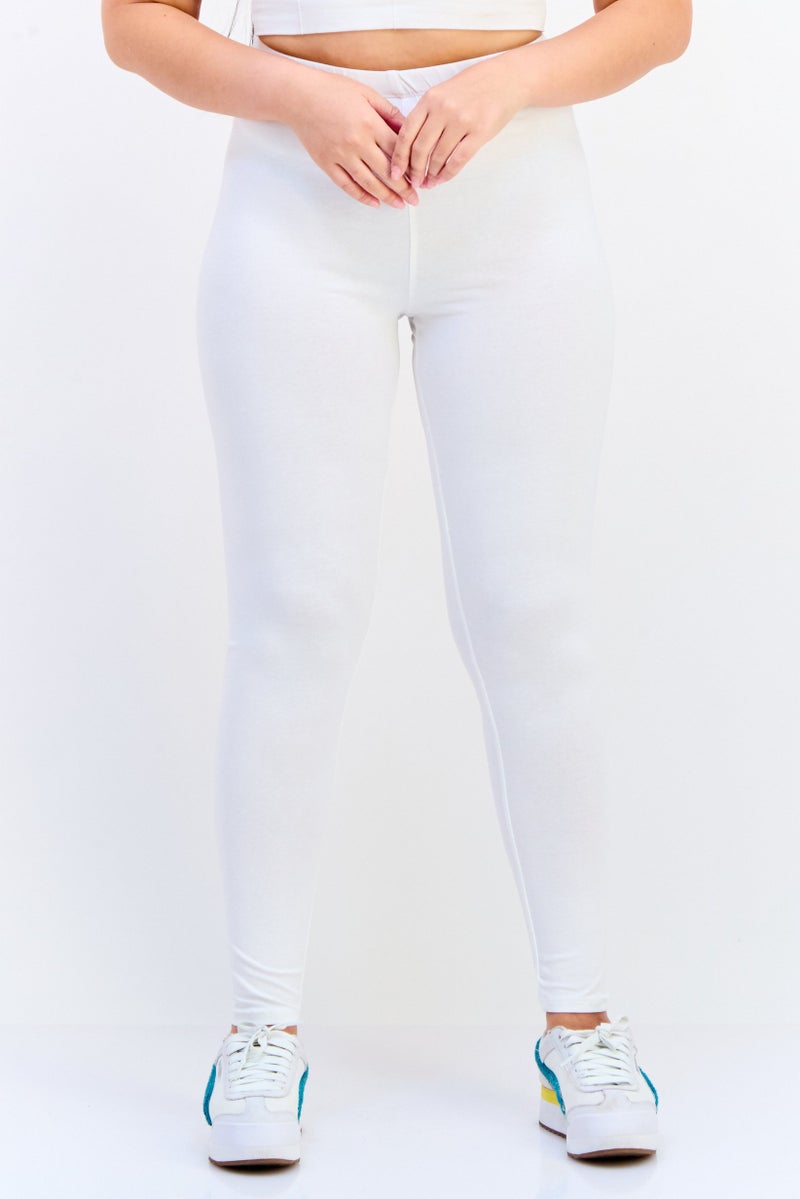 English Laundry Women 2 Pieces Full Length Plain Leggings, Multicolor - Image 4