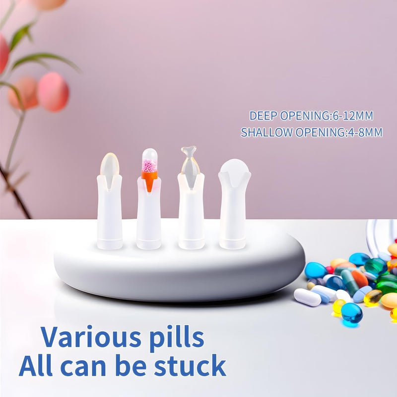 Xuanda Pet Pill Shooter, Pill Plunger Dispenser with 20ml Syringes and Nursing Bottle Feeder for Cats, Dogs and Small Animals（Pink） - Image 5