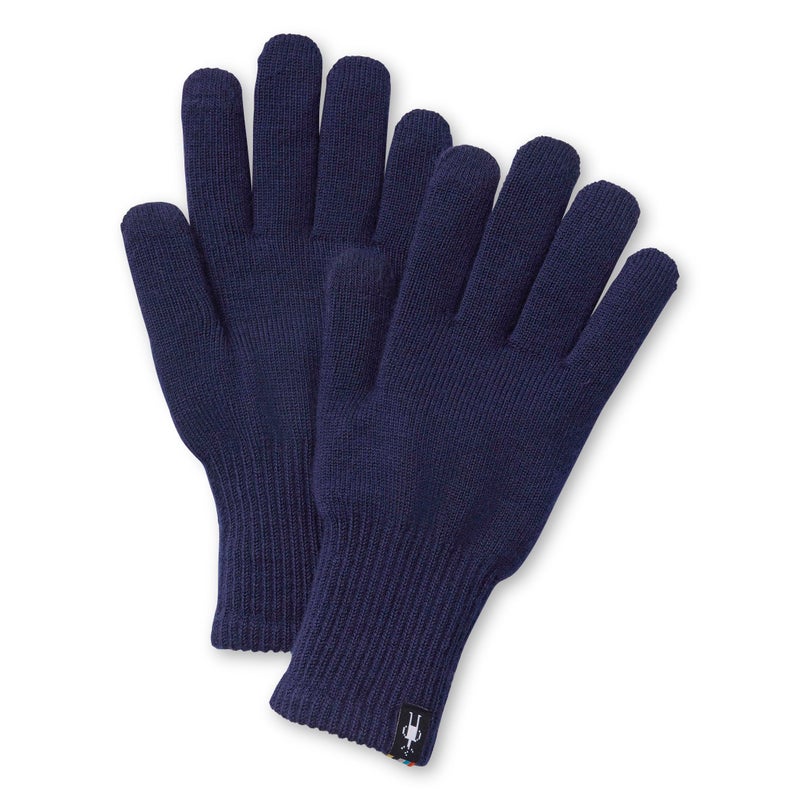 Smartwool Liner Glove | Merino Wool Touchscreen Winter Gloves For Men and Women, Deep Navy, Medium - Image 1