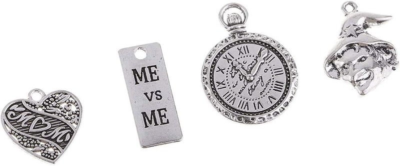 klarako100 Gram DIY Assorted Color Antique Metal Steampunk Charms Pendant for Crafting, Cosplay Decoration,Jewelry Making Accessories - Image 4