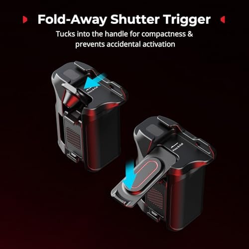 SmallRig Handle Grip Kit for DJI Osmo Action 5 Pro / 4/3 with Cage, Street Photography Grip for DJI, Quick Release, Shutter Button, Cold Shoe, Wrist Strap, 1/4 Threaded Hole for Tripod Selfie Stick - Image 4
