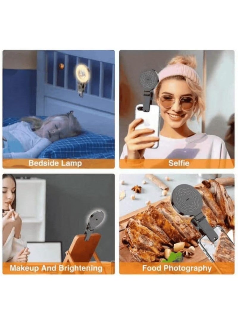 LED Video Light Clip for Phone and Camera – Universal Mount for Photography and Streaming - Image 3