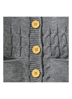 SYOSI Baby Hooded Romper, Newborn Cotton Jumpsuit  Infant Knitted Romper, Coat Long Sleeve Onesies Clothes Outfit for 6-12 Months Baby Girls Boys  - Image 5