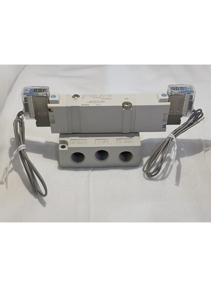 SMC Pneumatic Solenoid Valve SY7340-4G-02 220VAC - Image 2