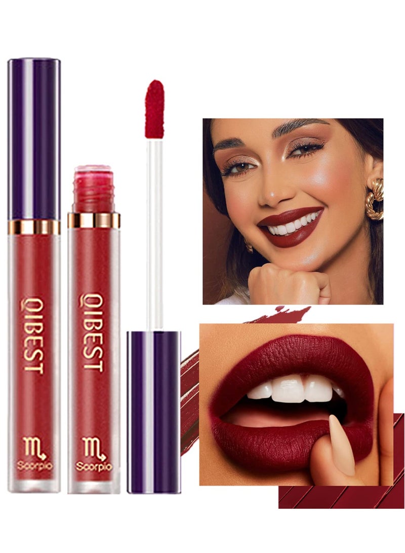 SYOSI Matte Liquid Lipstick Makeup Set 12pcs Long Lasting Waterproof Velvet Lip Gloss High Pigmented Lip Non stick Cup Not Fade Waterproof Lip Gloss Makeup Gift for Women and Girls - Image 5