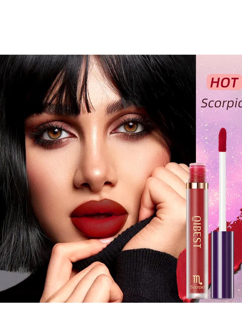 SYOSI Matte Liquid Lipstick Makeup Set 12pcs Long Lasting Waterproof Velvet Lip Gloss High Pigmented Lip Non stick Cup Not Fade Waterproof Lip Gloss Makeup Gift for Women and Girls - Image 2