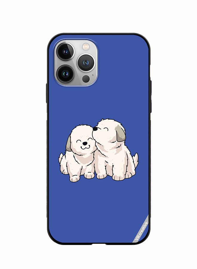 VR CREATIVE Protective Case Cover For Apple iPhone 12 Pro Max Cute Puppies Design Multicolour - Image 1