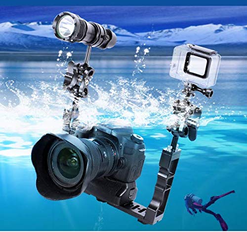 Peastrex 4 Pcs 1" Aluminum Ball Clamp Mount for Underwater Diving Light Arms Tray System, Photography Diving Camera - Image 4