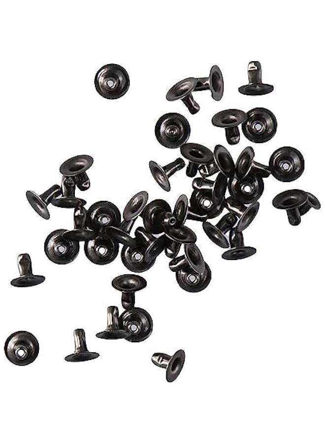 100 Sets 10mm Spike Rivet for Clothing Belts Bags Decoration,Black Pyramid Shape Rivet Studs Kits Square Punk Spikes Accessories DIY Leathercraft  - Image 3