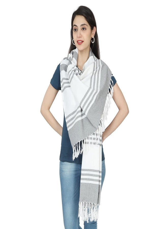 nene Mother's Multi-Purpose Large Size Nursing/Feeding Scarf-Wrap Stole (Grey) - Image 1