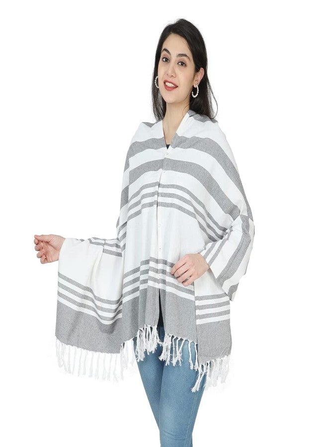 nene Mother's Multi-Purpose Large Size Nursing/Feeding Scarf-Wrap Stole (Grey) - Image 5