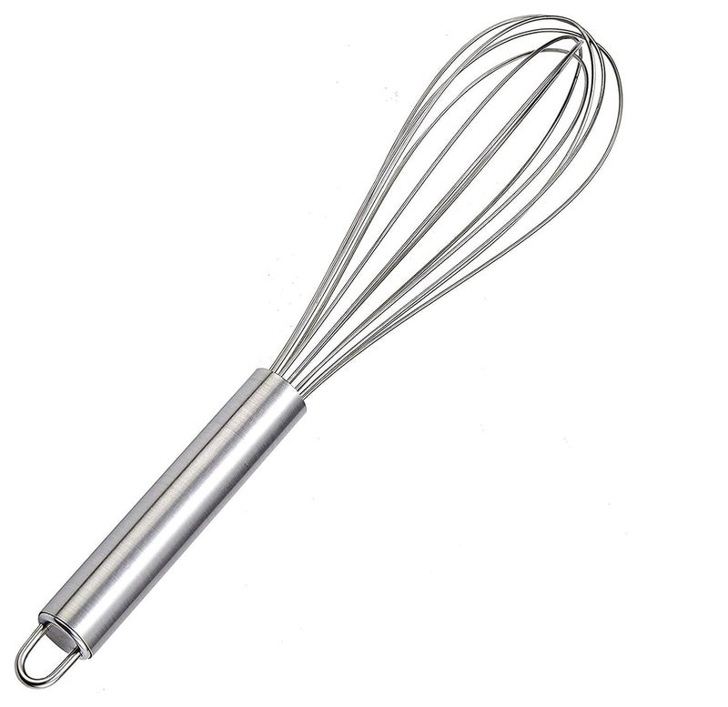 Dynore Stainless Steel Whisker for Eggs, Cream, frother for Milkshake, lassi, Buttermilk, Soup, Coffee Great alternatives to a Blender, Mixer or Hook Stainless Steel Balloon Whisk - Image 1