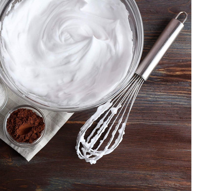 Dynore Stainless Steel Whisker for Eggs, Cream, frother for Milkshake, lassi, Buttermilk, Soup, Coffee Great alternatives to a Blender, Mixer or Hook Stainless Steel Balloon Whisk - Image 4