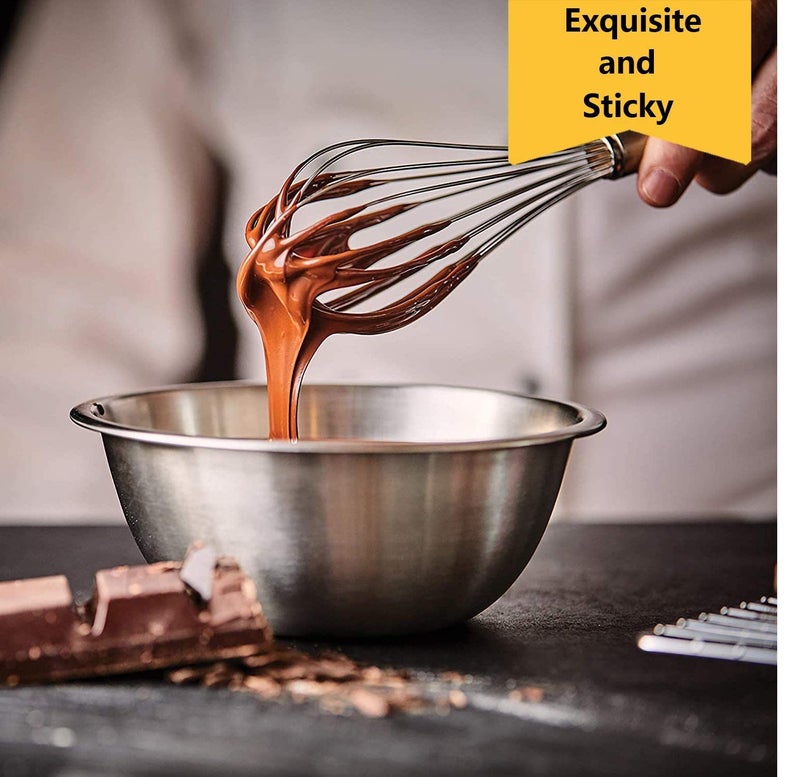 Dynore Stainless Steel Whisker for Eggs, Cream, frother for Milkshake, lassi, Buttermilk, Soup, Coffee Great alternatives to a Blender, Mixer or Hook Stainless Steel Balloon Whisk - Image 5