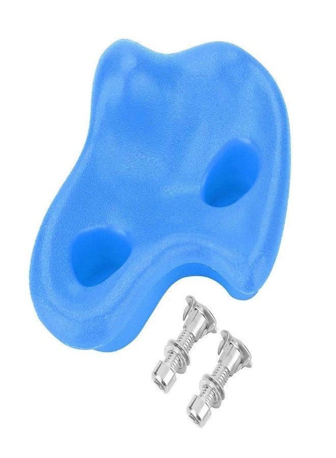 Dilwe Rock Climbing Holds, 10 Pcs Safety Comfortable Climbing Stones Kit with Hardware Fittings for Children Playground (Blue) - Image 1