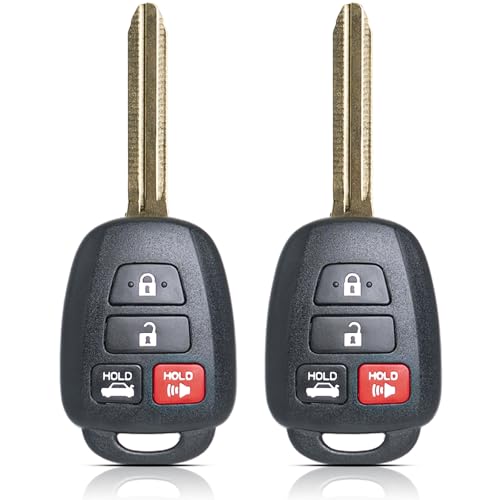MechanMagic Key Fob Remote Replacement Fits for Toyota Corolla 2014-2019/Camry 2014-2017/Tacoma 2016-2018 HYQ12BDM Keyless Entry Remote Control HYQ12BEL 89070-02880 H Chip(Pack of 2) - Image 1
