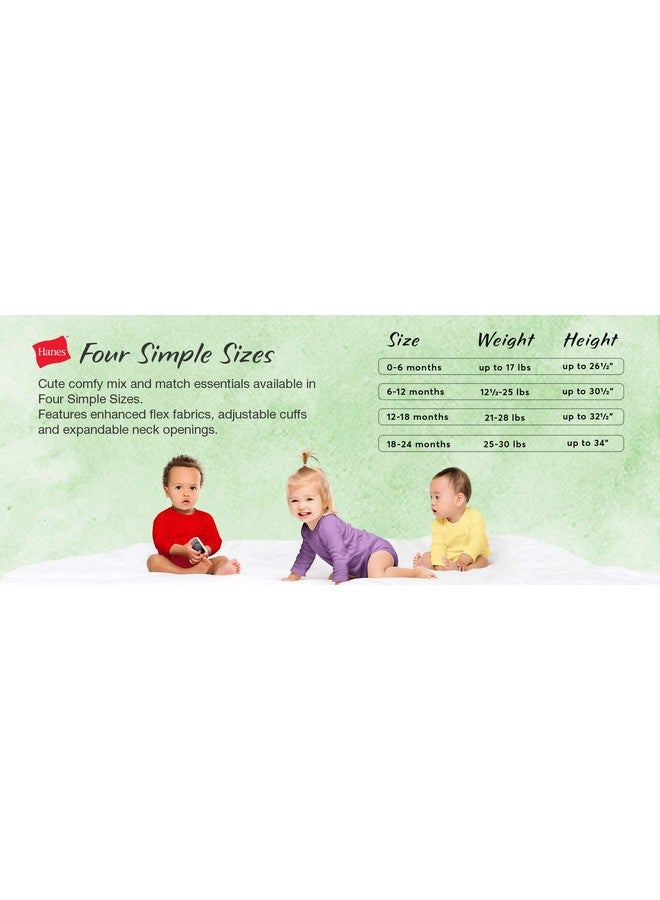 Hanes Ultimate Baby Flexy 3 Pack Diaper Covers, Pink Stripe, 0-6 Months - Image 2