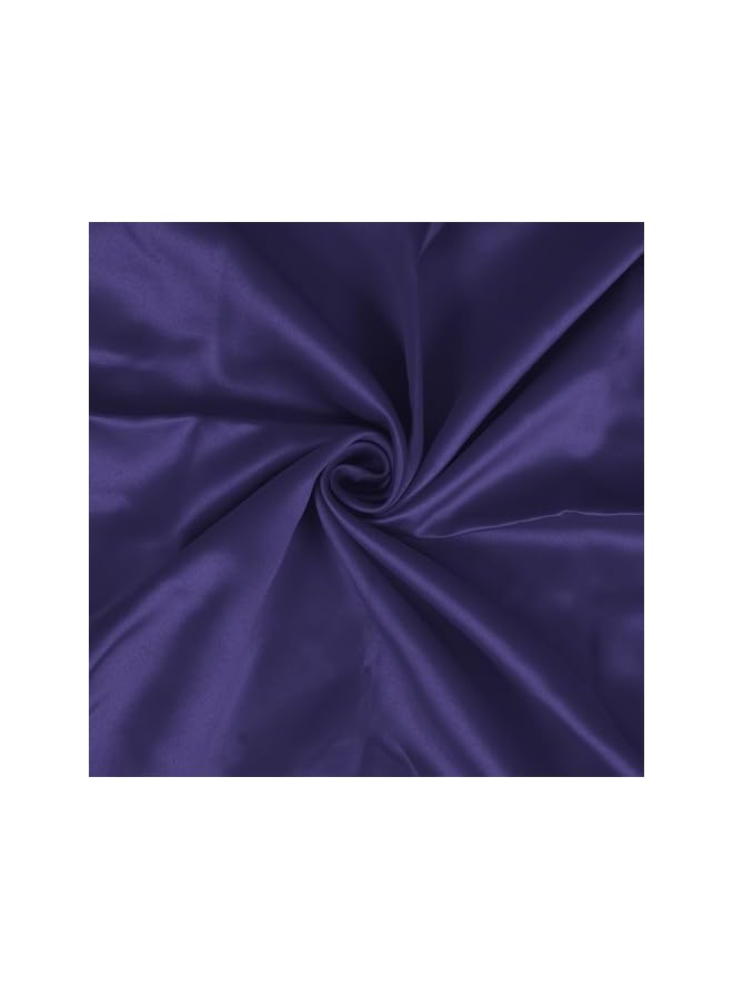 The Bros Blackout Curtains, for Living/Bedroom. Premium Faux Silk, Rich Polyester. Light Blocking, Thermal Insulation, Noise Reduction. Grommet. Solid Violet, 2 Panels, 215cm/7ft - Image 4