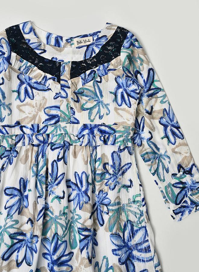 بيلا مودا فستان بابيدول بنقشة الزهور - Image 4