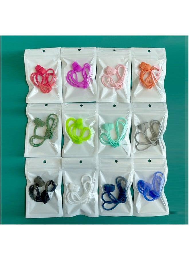Generic - For Airpods3 Headset Anti-lost Rope Silicone Magnetic Lanyard Apple Pro2 Bluetooth Rope-Color:[Anti-lost Ear Hooks] White-Model:Bare Metal Without Packaging - Image 1