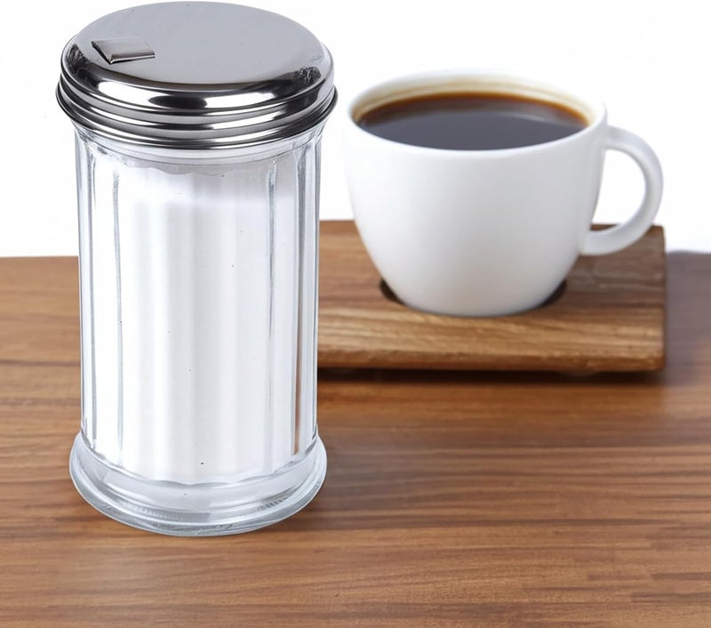 BNYD Glass Sugar Shaker Dispenser Pourer, 5.5 inch - Image 4