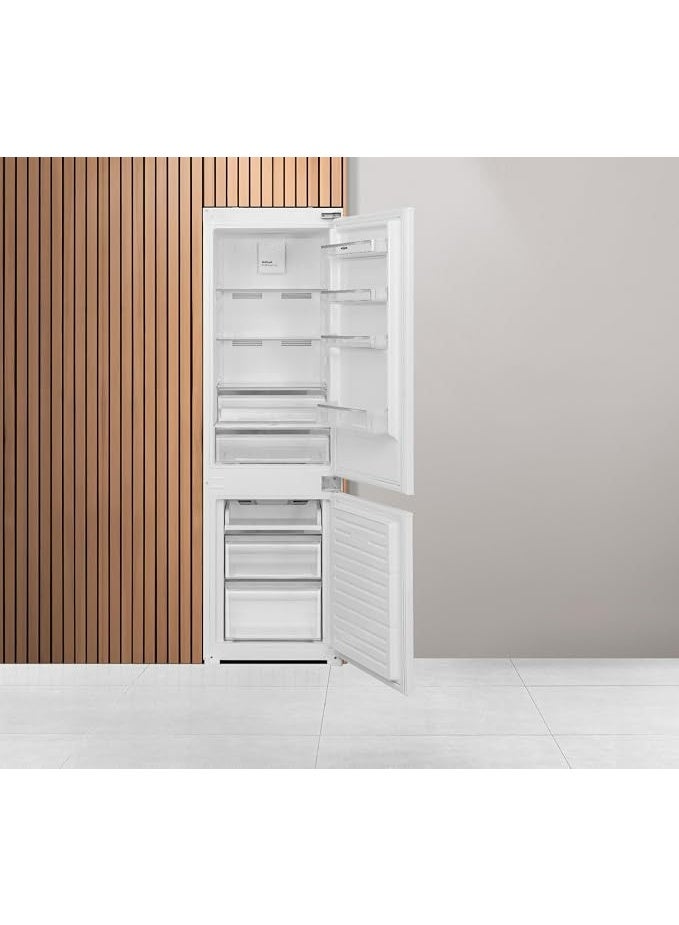 CM 2763 60cm Built-In Combi Fridge Freezer – 250L Capacity Integrated Refrigerator with Compact Modern Design - Image 3