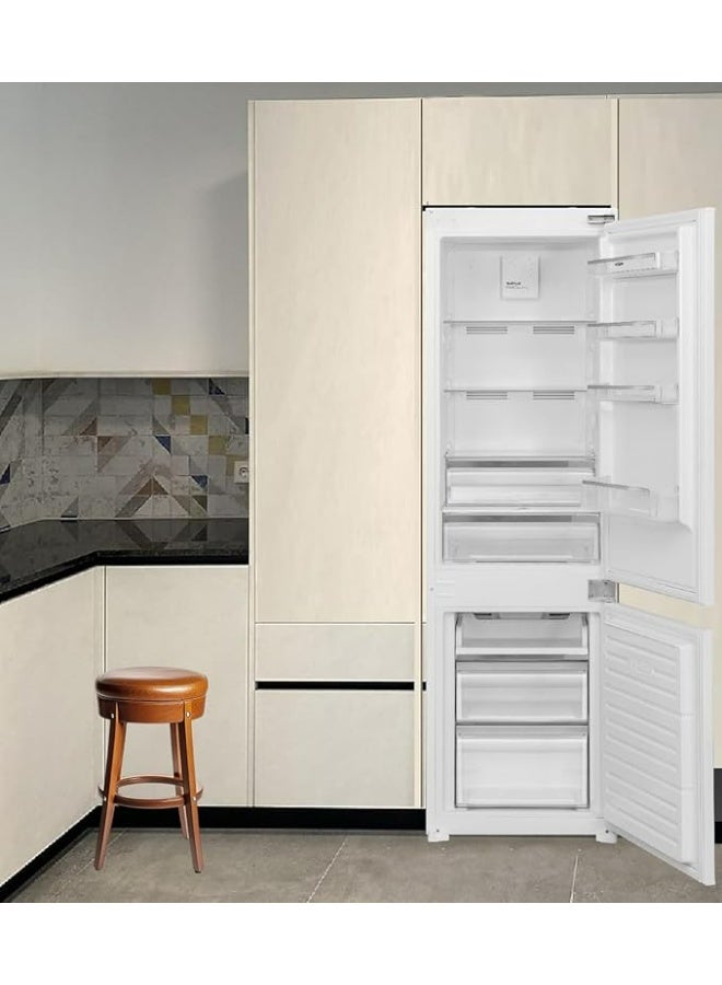 CM 2763 60cm Built-In Combi Fridge Freezer – 250L Capacity Integrated Refrigerator with Compact Modern Design - Image 2
