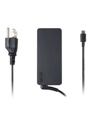 محول تيار متردد قياسي بمنفذ USB-C للابتوب لينوفو يوجا أسود - view 2