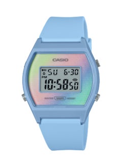 Girls Digital Hexagon Shape Resin Wrist Watch LW-205-2ADF - 35 Mm