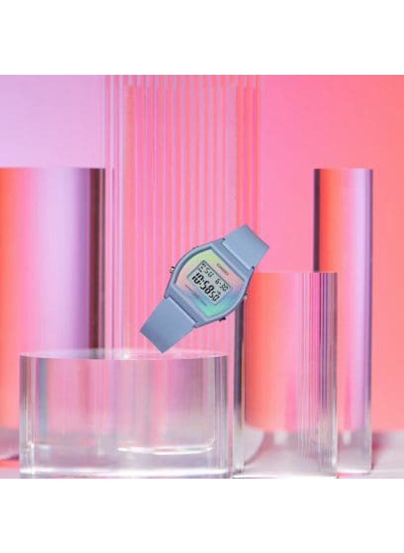CASIO - Girls Digital Hexagon Shape Resin Wrist Watch LW-205-2ADF - 35 Mm - Image 1
