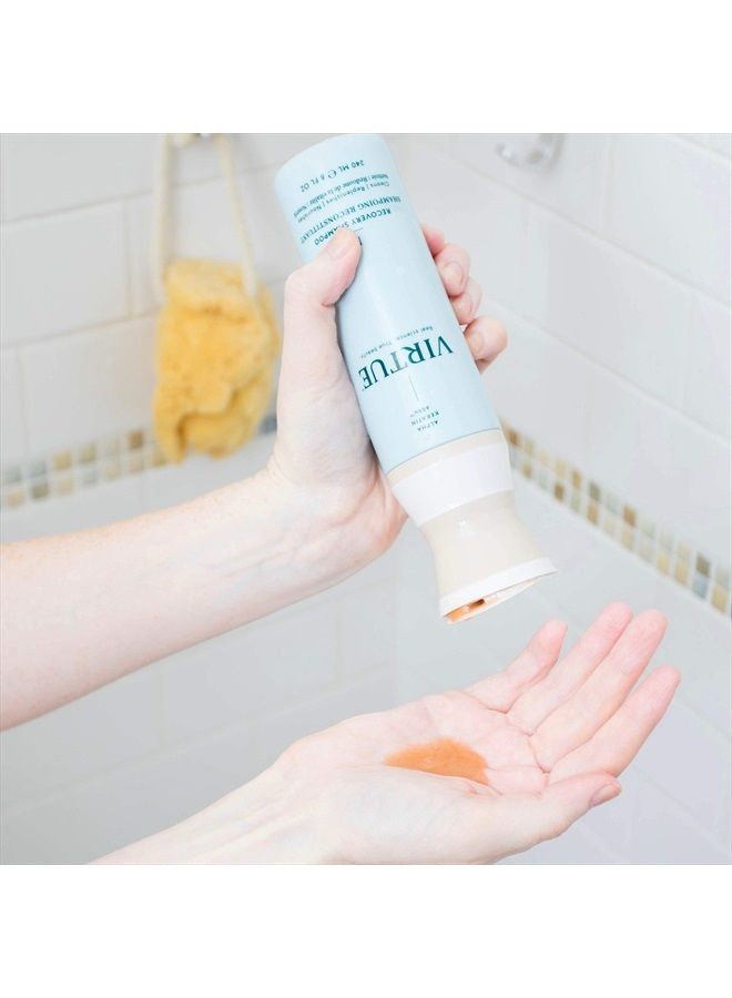 VIRTUE Recovery Shampoo 8 FL OZ | Alpha Keratin Repairs Dry, Damaged Hair | Sulfate Free, Paraben Free, Color Safe, Vegan - Image 3