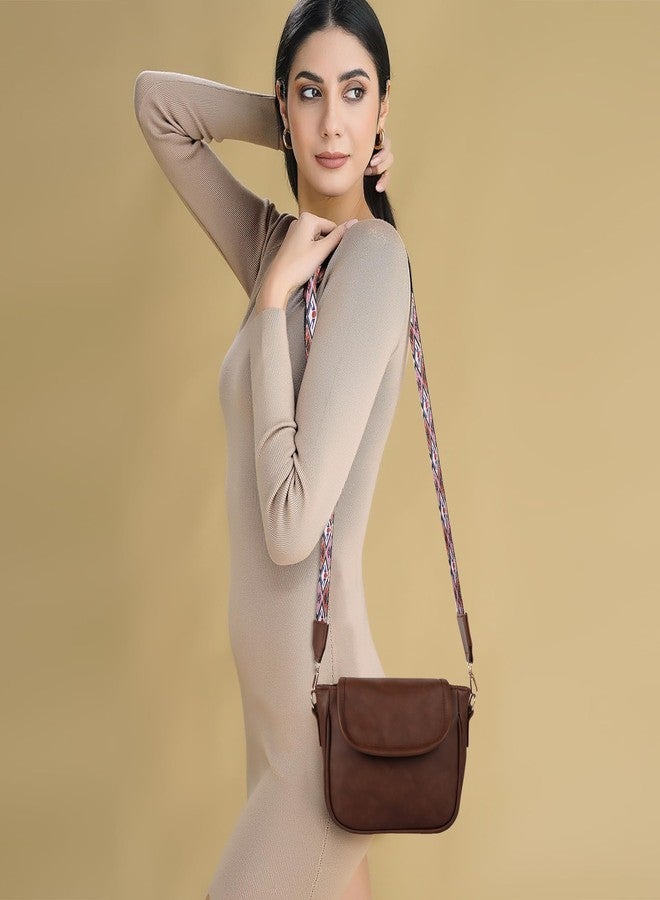 DANIEL CLARK Handbags For Women single (BROWN) - Image 5