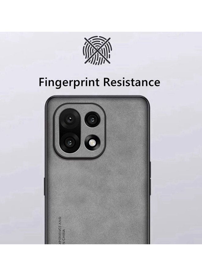 For Oneplus 15 Case， Camera Lens Protection，Imitation Sheepskin Leather Case Matte Bumper ，Military Grade Protection， Premium Texture Shockproof Oneplus 15 5G Cover - Image 4