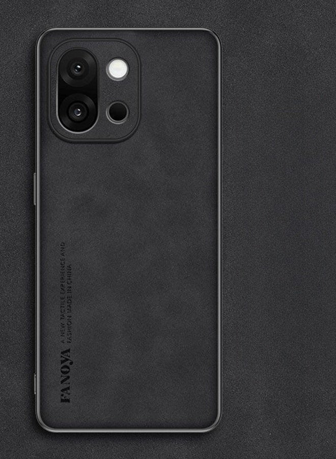 For Oneplus 15 Case， Camera Lens Protection，Imitation Sheepskin Leather Case Matte Bumper ，Military Grade Protection， Premium Texture Shockproof Oneplus 15 5G Cover - Image 1