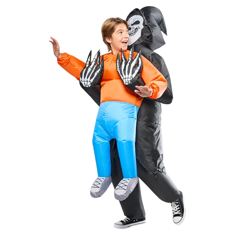 Rubies Grim Reaper Abduction Inflatable Costume for Kids Unisex One Size - Image 2