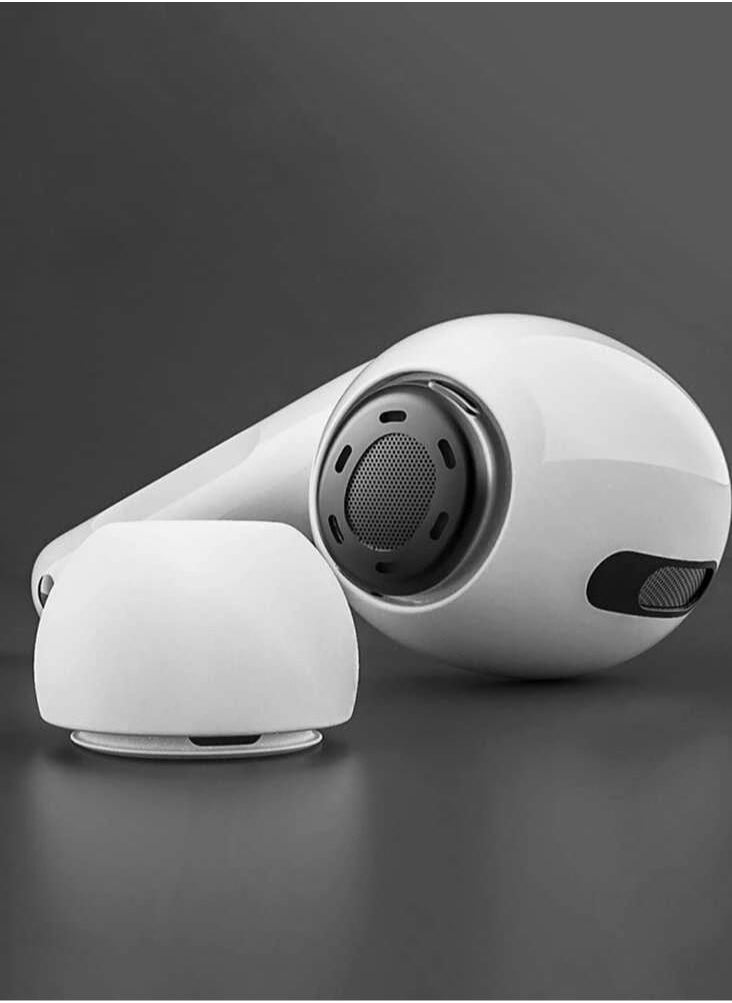3 Pairs Compatible Airpods Pro and Airpods Pro 2nd Generation Replacement Silicone Earbuds with Noise-Cancelling Holes to Fit the Charging Case (S/M/L)
