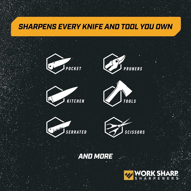 Work Sharp MK2 سكين كهربائي محترف ومُشَحِّن أدوات - نظام شحذ أدوات وسكاكين قابل للتعديل - Image 5