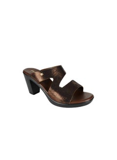 Michelle Morgan 092-2760 Michelle Morgan Ladies Fashion Heeled Sandals 214RJ993 Brown  - Image 1