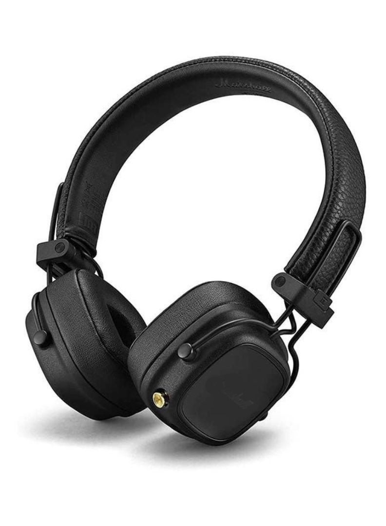Foldable Bluetooth Wired/Wireless 80+ Hours of Playtime Headphones Black