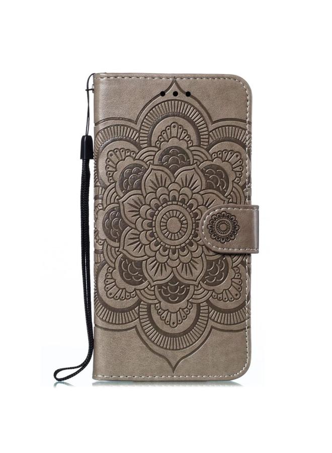 S-TOP Case For Samsung Galaxy A54 5G Sun Mandala Embossing Pattern Phone Leather Case - Image 2
