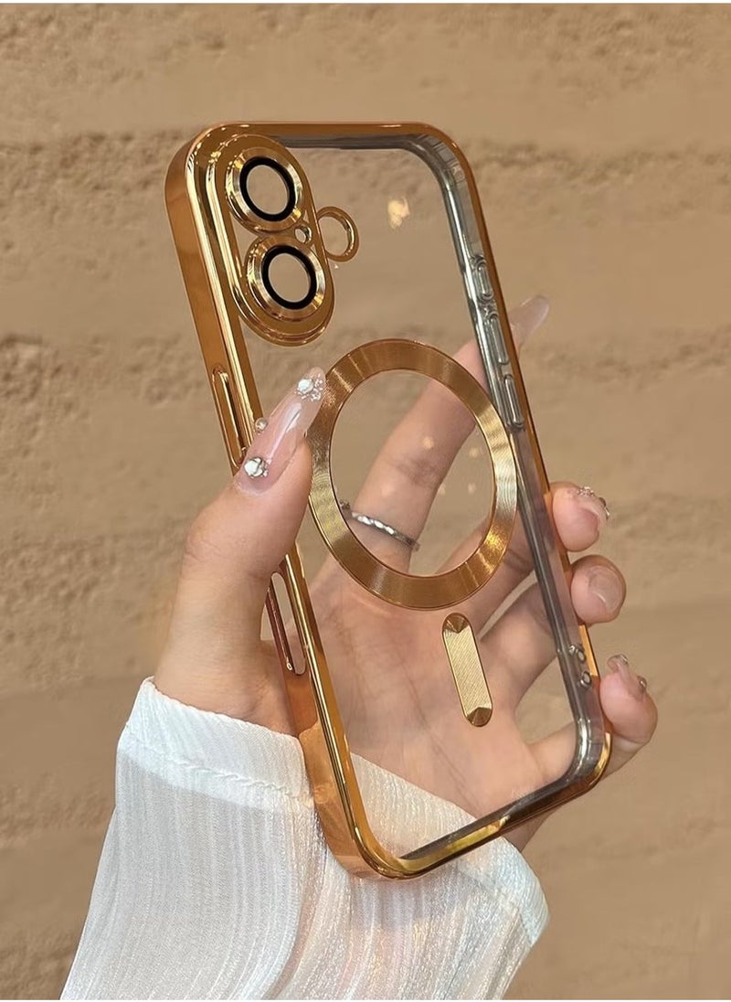 JAJEEK iPhone 16 Magnetic Case – Compatible with MagSafe, Built-in Camera Protector, Soft TPU Anti-Scratch Shockproof Slim Clear Case, Perfect Fit for iPhone 16 6.1 Inch - Image 4