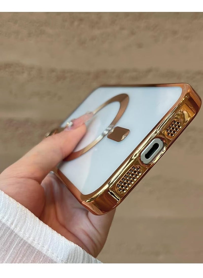 JAJEEK iPhone 16 Magnetic Case – Compatible with MagSafe, Built-in Camera Protector, Soft TPU Anti-Scratch Shockproof Slim Clear Case, Perfect Fit for iPhone 16 6.1 Inch - Image 3