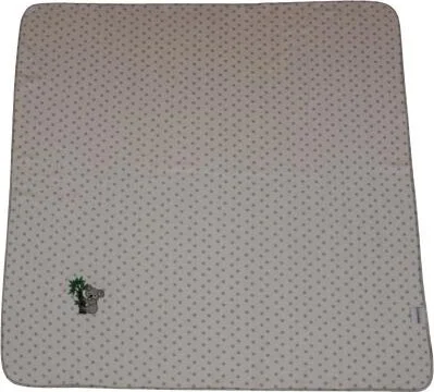 Colorend 90X90 Star Patterned Embroidered Cotton Baby Swaddle Blanket