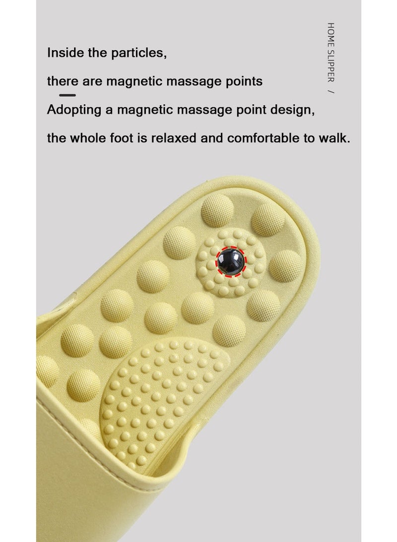 ZVEV Magnetic Foot Massage Slippers,Acupuncture Slippers Plantar Pain Relief Non-Slip Massage Sandals Stress Relief for Bath(Blue) - Image 4