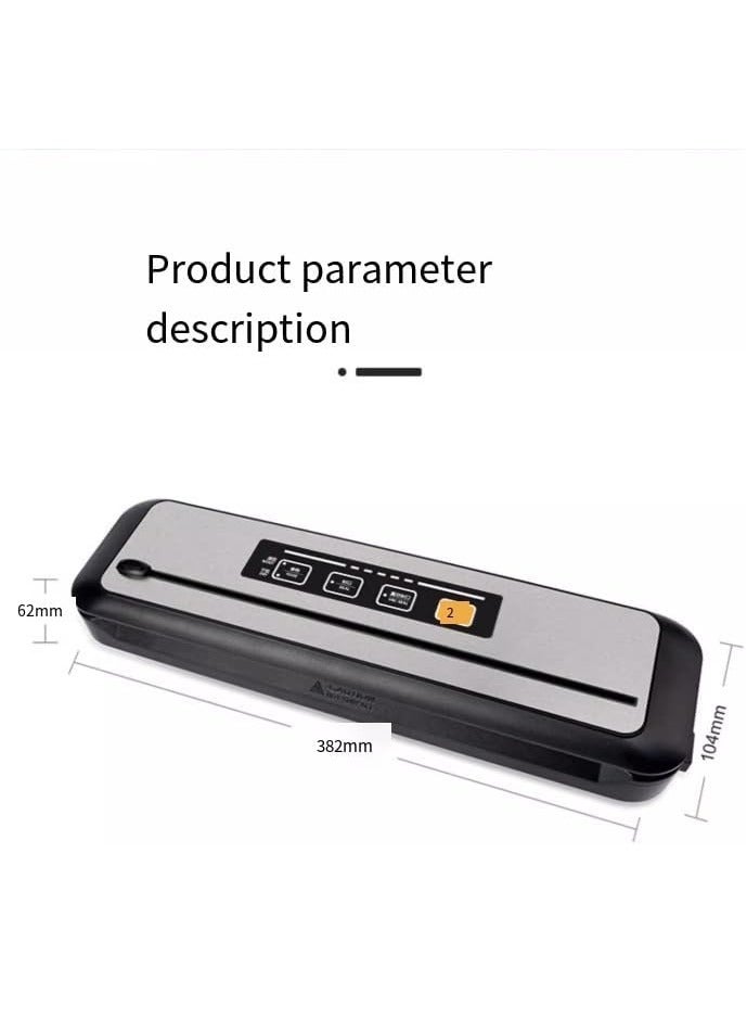 Cool Baby COOLBABY Vacuum Packer Sealing Machine With Sstarter Automatic Vacuum Sstainless Steel Sealing Mmachine For food preservation method dry and wet sealing mode built-in tools - Image 2