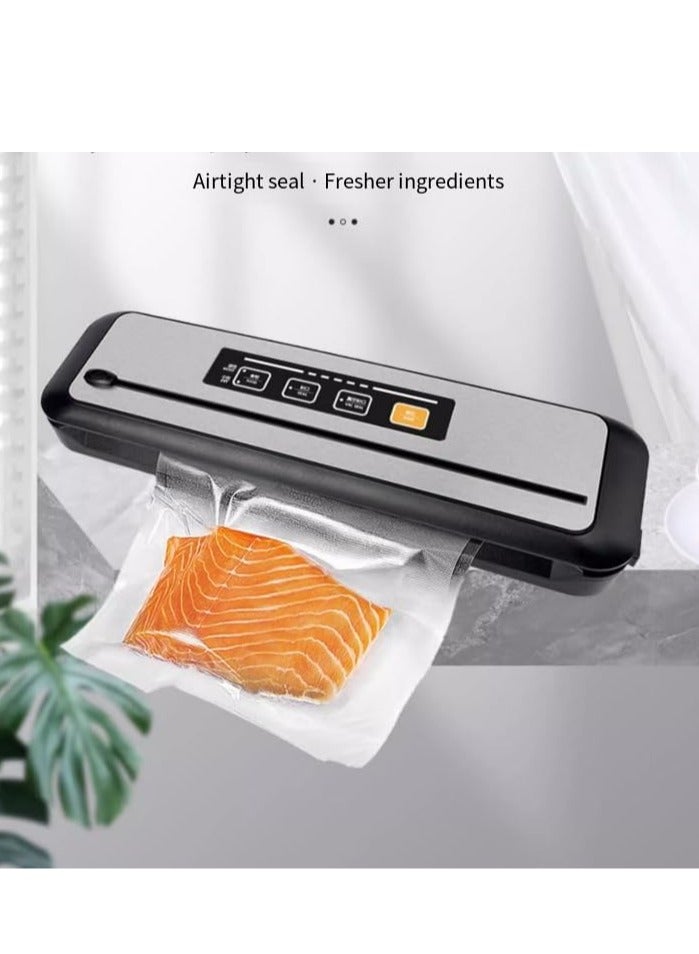 Cool Baby COOLBABY Vacuum Packer Sealing Machine With Sstarter Automatic Vacuum Sstainless Steel Sealing Mmachine For food preservation method dry and wet sealing mode built-in tools - Image 3