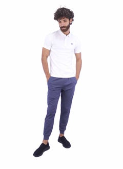 GIORDANO Men's Embroidery Solid Polo - White  - Image 2